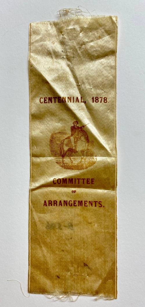 Centennial Committee of Arrangements Ribbon