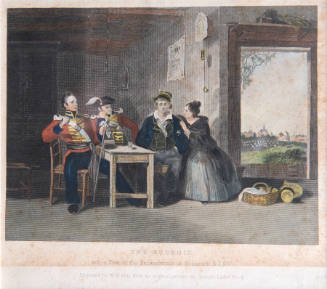 The Recruit with a View of the Encampment at Monmouth, N. J. 1777