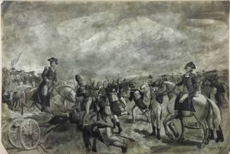 Washington Confronting the Hessians at the Battle of Trenton