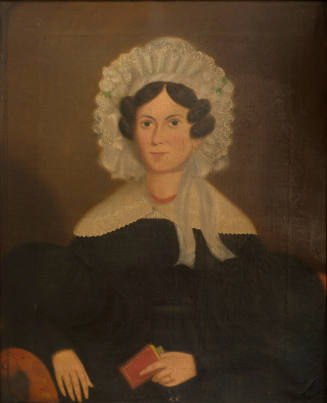 Woman with Small Red Book