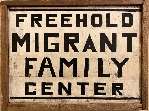 Sign - Freehold Migrant Family Center