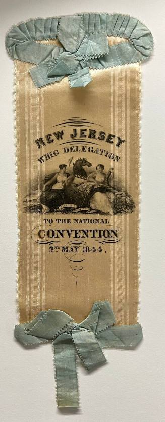 New Jersey Whig Delegation Badge