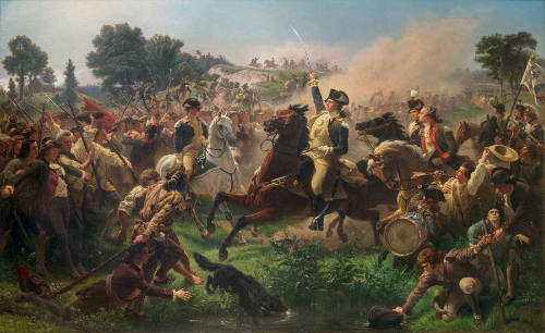 Washington Rallying the Troops at Monmouth Works Monmouth History